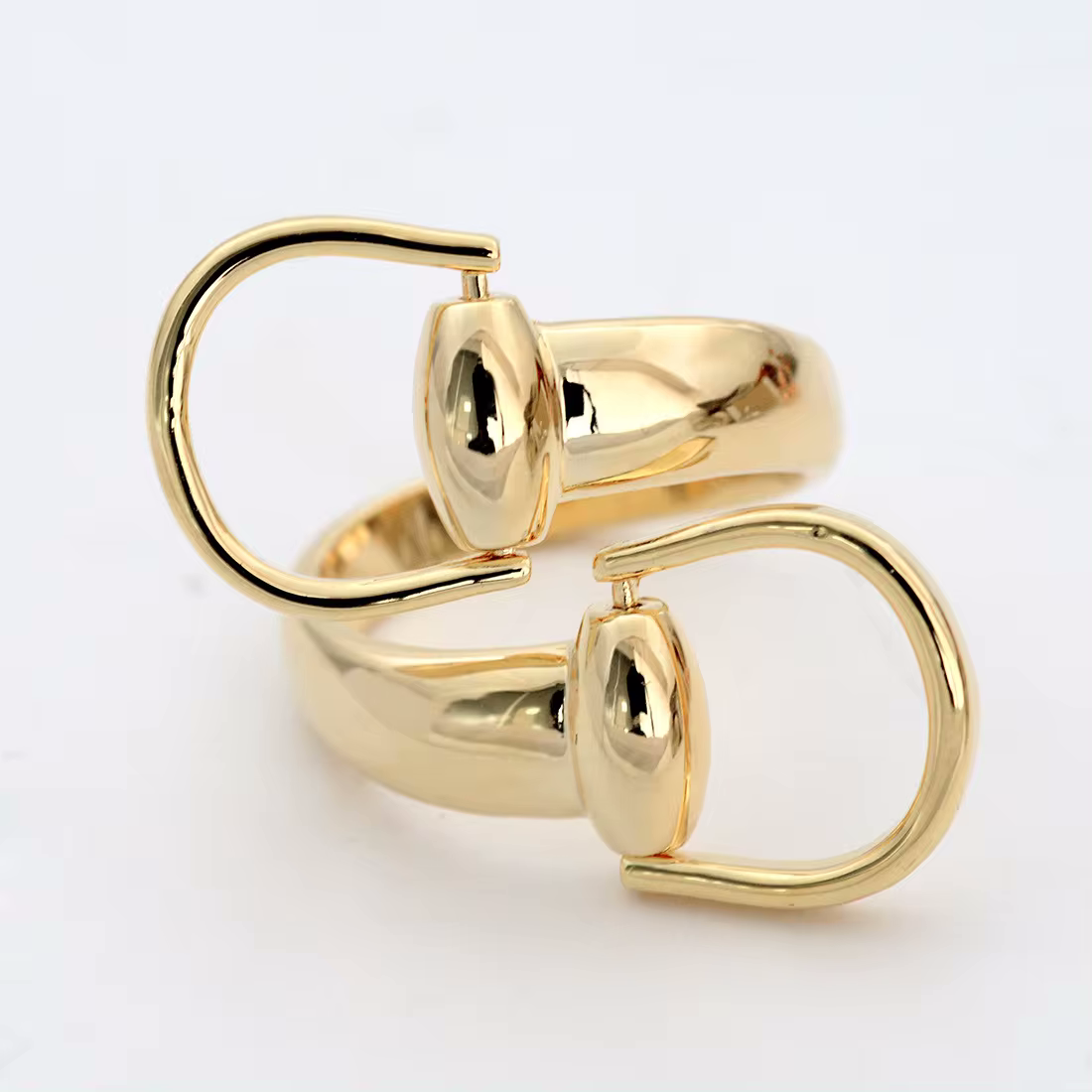 SHELLEY Snaffle Bit Scarf Ring