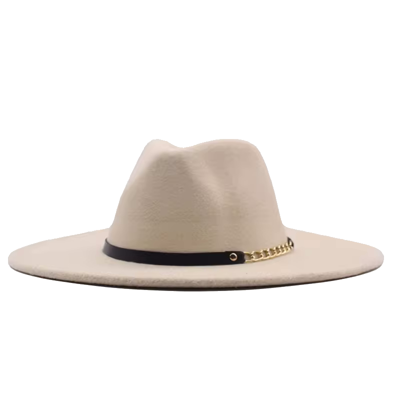 LUCIA Wide Brim Felt Fedora