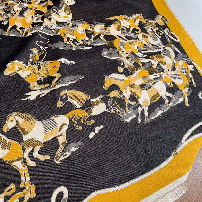 TARA Horse Design, Cashmere Blend Pashmina/Shawl 180 x 65 cms