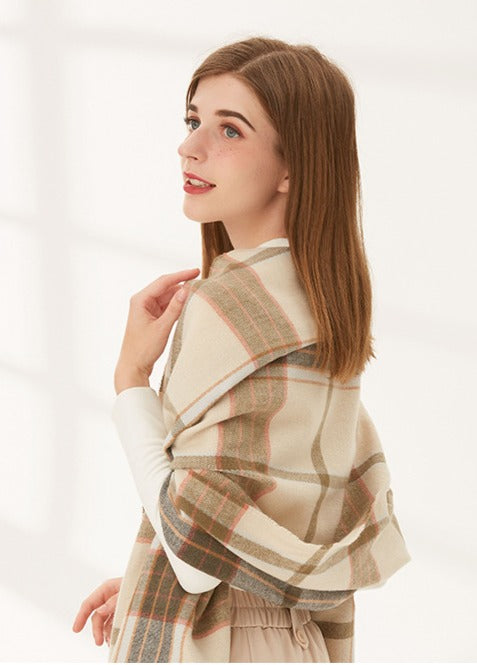 HERA Cashmere Blend Plaid Scarf - 180 x 65 cms
