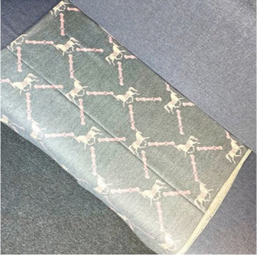 KEIRA Horse Design Cashmere Blend Pashmina/Shawl - 180 x 65 cms