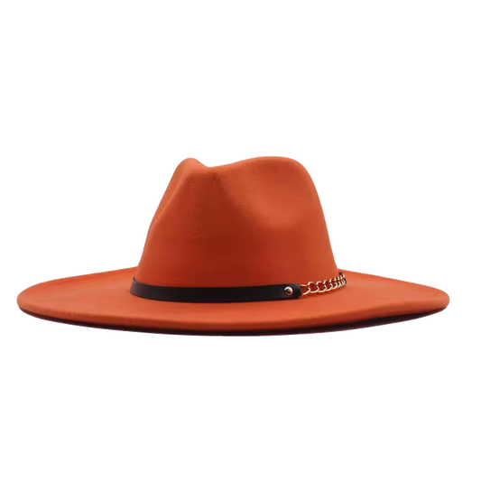 LUCIA Wide Brim Felt Fedora