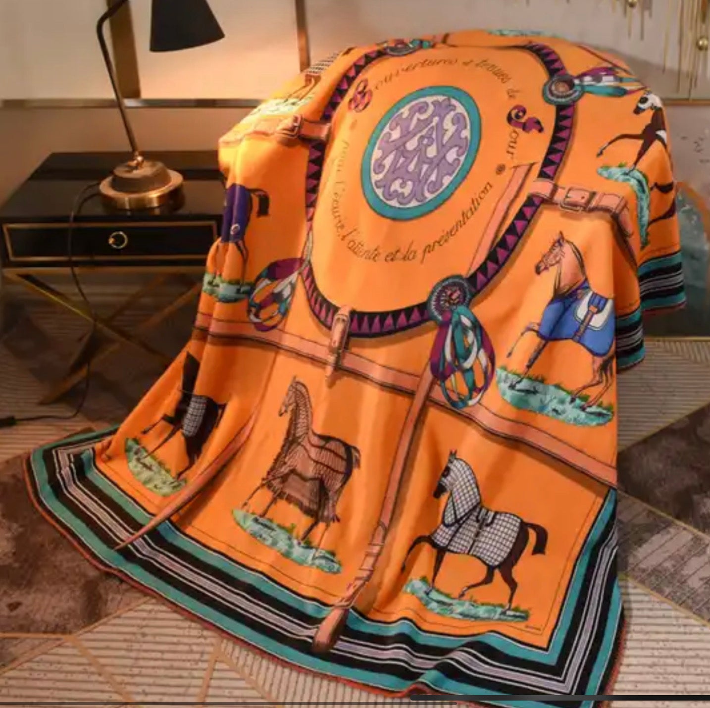 JACQUE Weighted Fleece Throw/Blanket - 150 x 200 cms