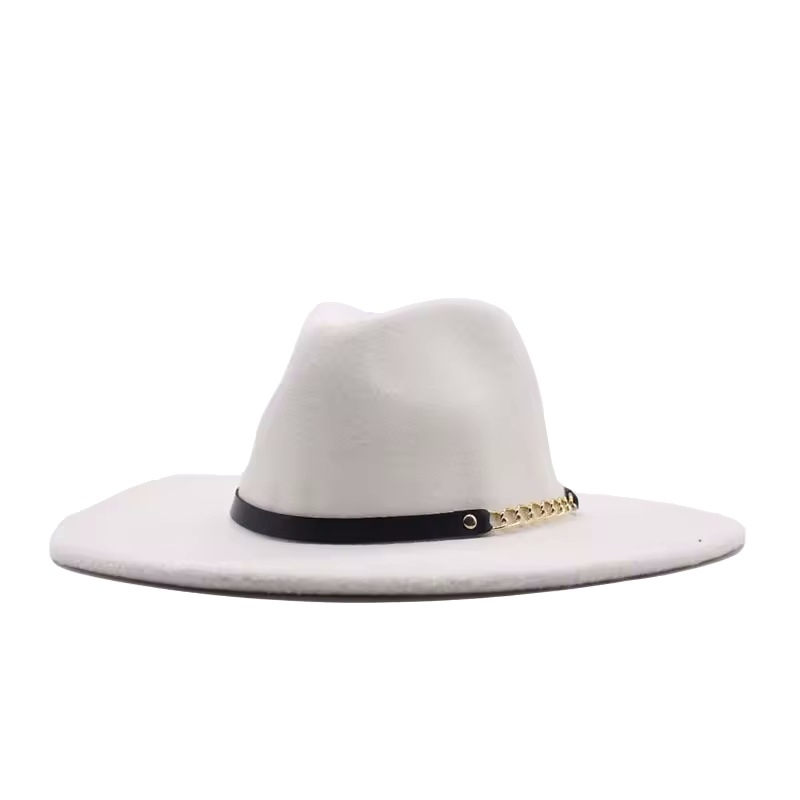 LUCIA Wide Brim Felt Fedora