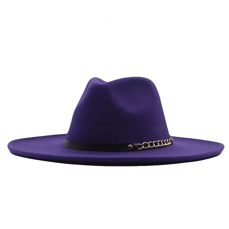 LUCIA Wide Brim Felt Fedora