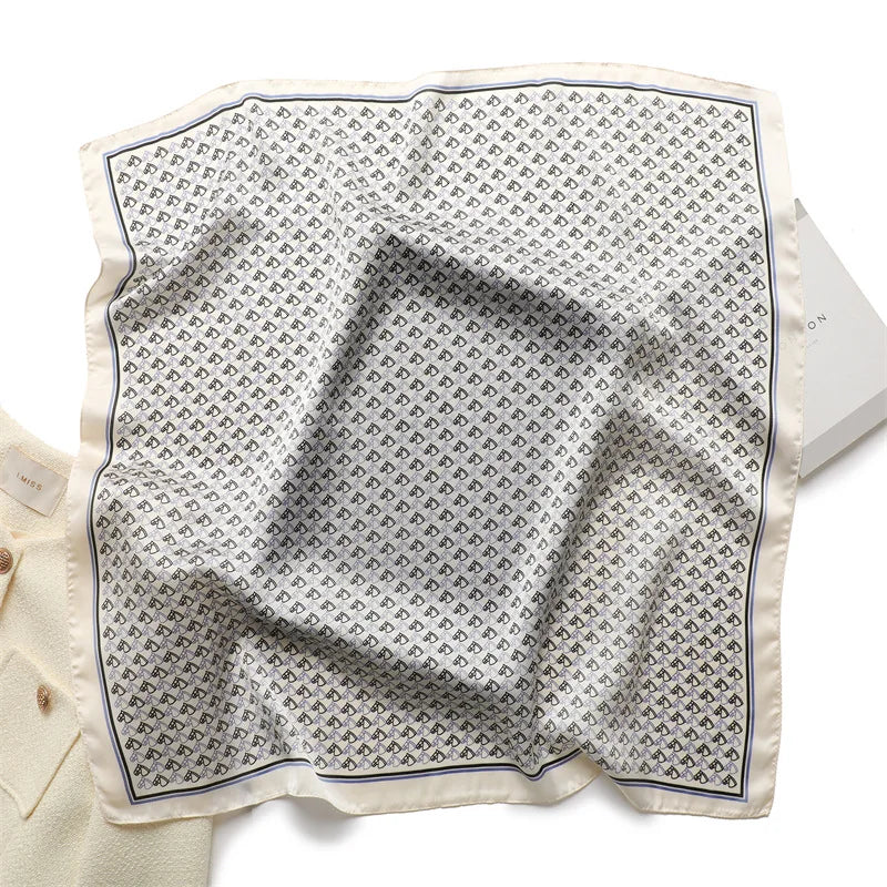 JOSIE Horse Design, Satin Scarf - 70 x 70 cm