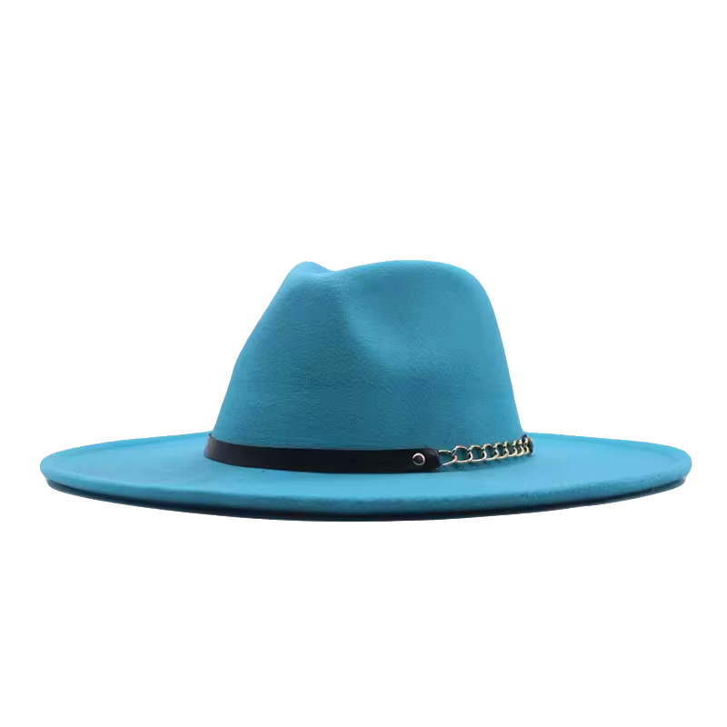 LUCIA Wide Brim Felt Fedora