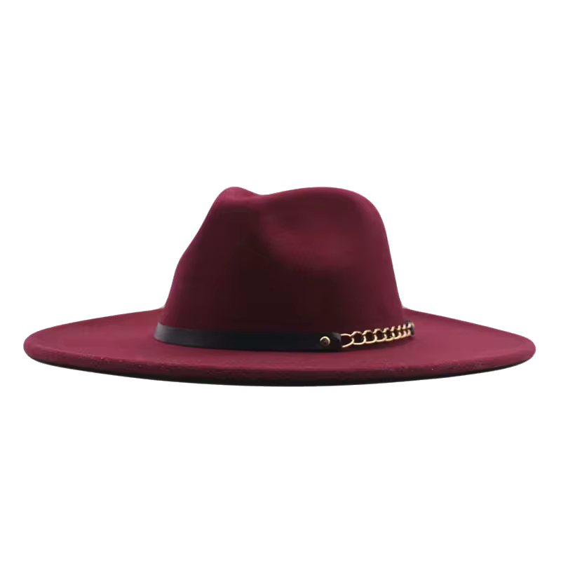 LUCIA Wide Brim Felt Fedora