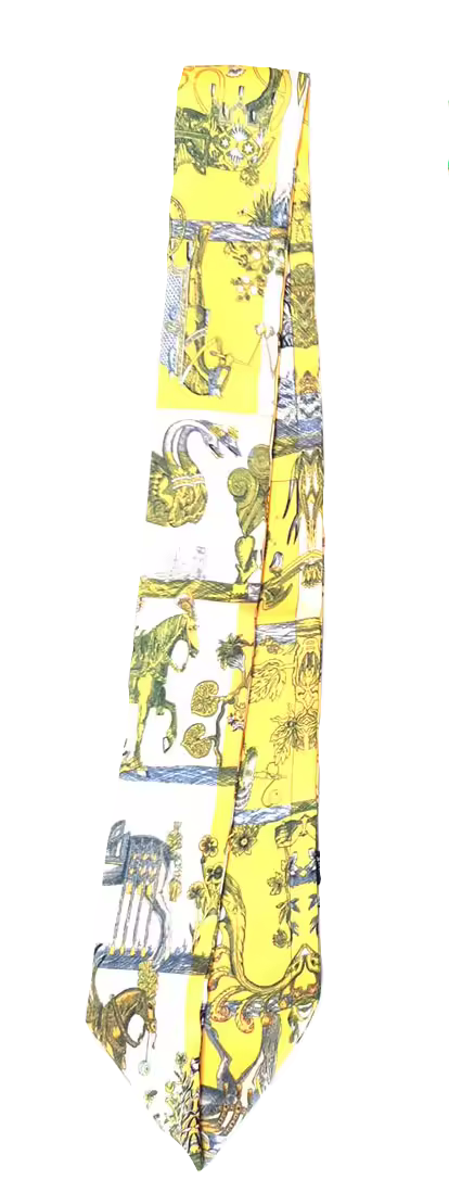 CAIRO Horse Design Twilly Scarf, Hair or Handbag Tie - 85 x 5 cms