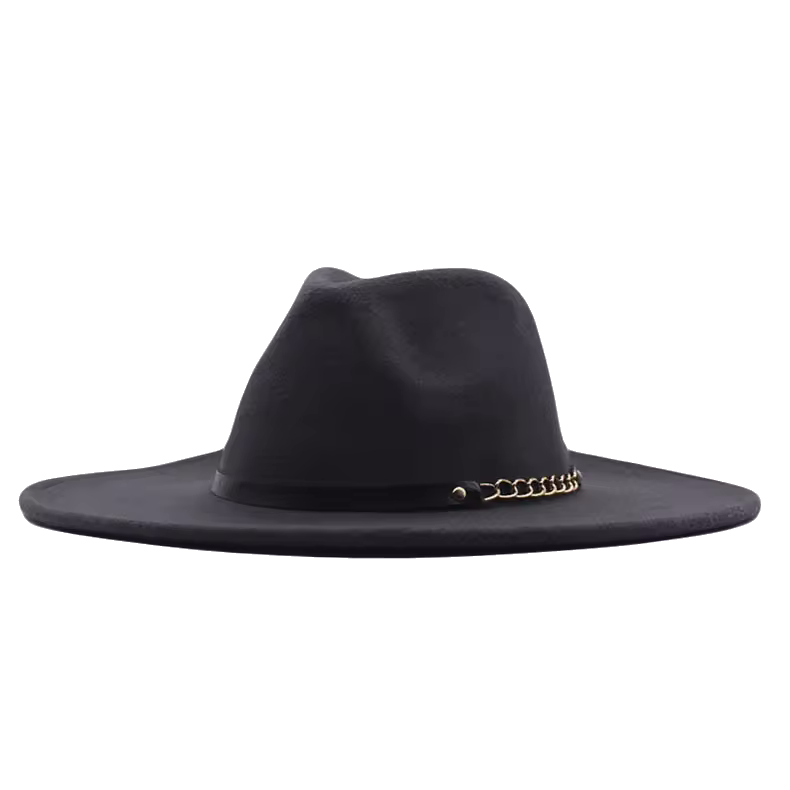 LUCIA Wide Brim Felt Fedora