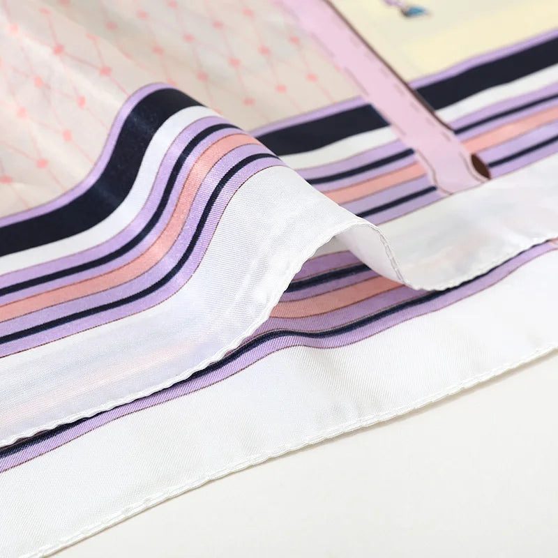 IRIS Horse Design, Satin Scarf - 90 x 90 cms