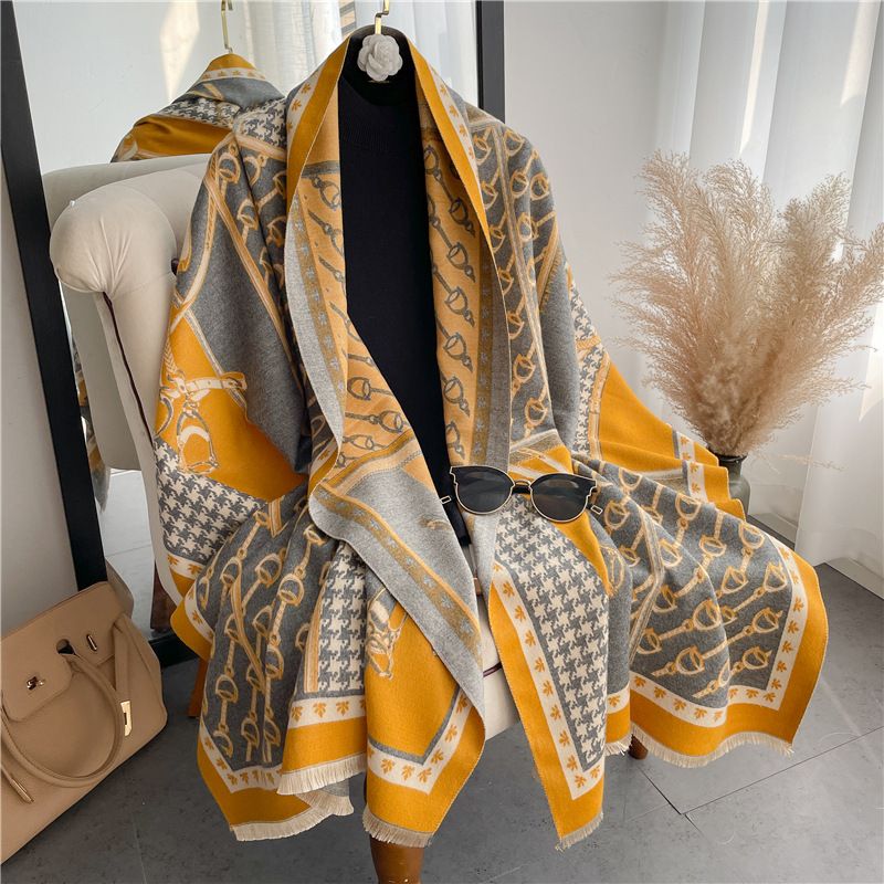 RIANNA Horse Design, Cashmere Blend, Pashmina/Shawl - 180 x 65 cms