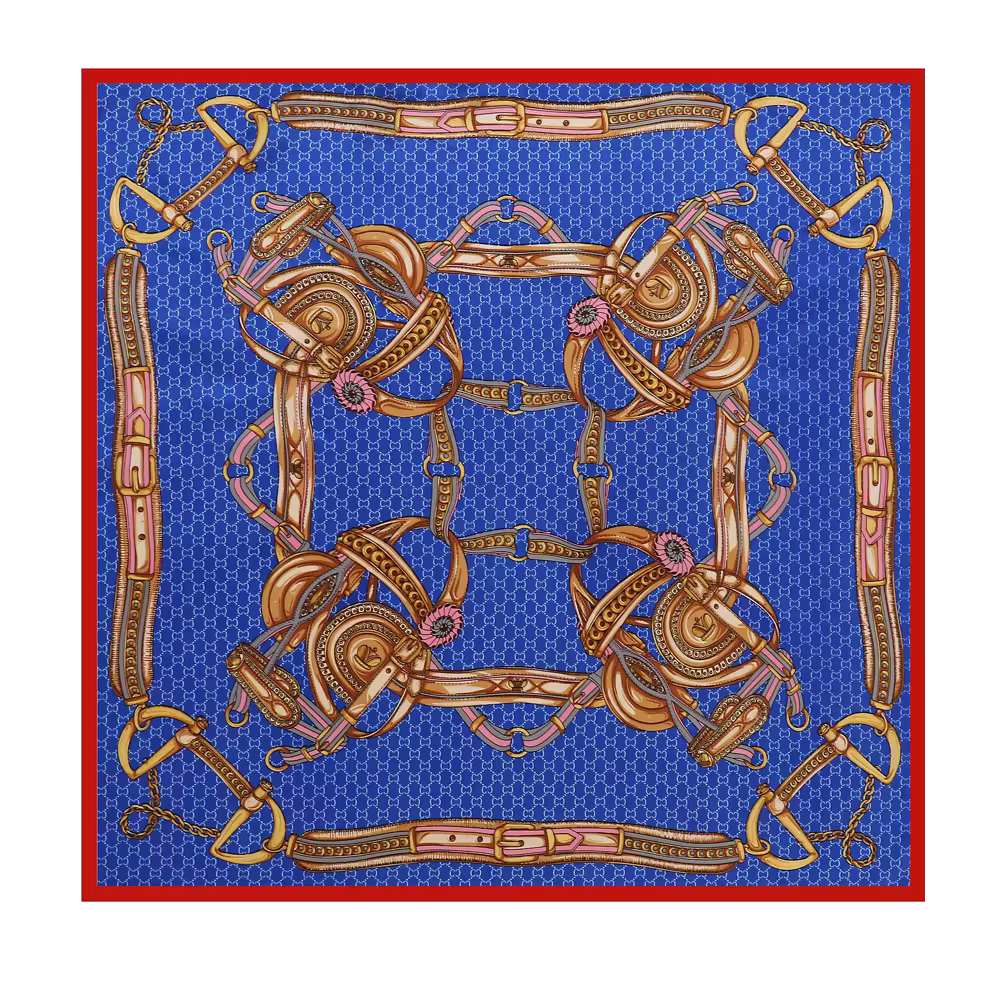 EMMA Horse Design, Satin Scarf - 90 x 90 cms