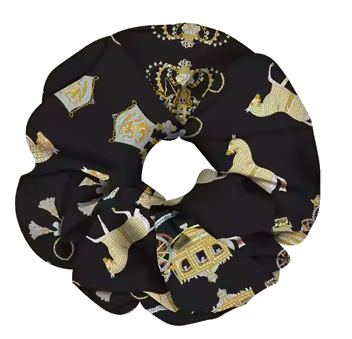 CANNE SCRUNCHIE Horse Design, Twill Scrunchie