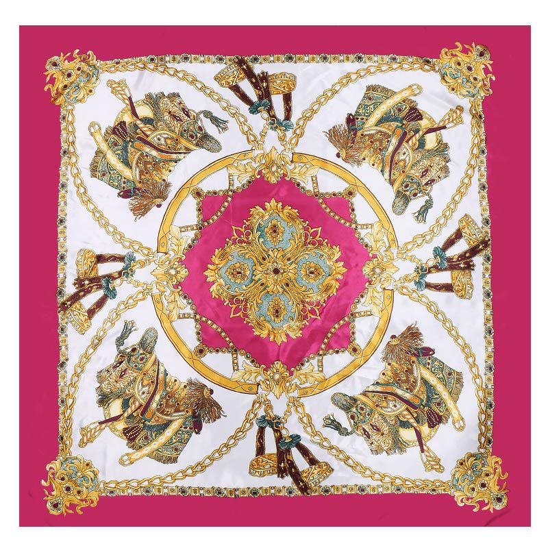 LAURA Horse Design, Satin Scarf - 90 x 90 cms