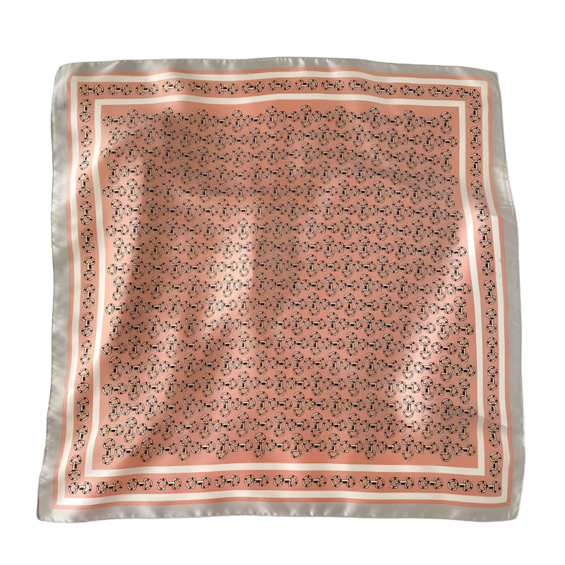 MONIQUE Horse Design, Satin Scarf - 70 x 70 cms