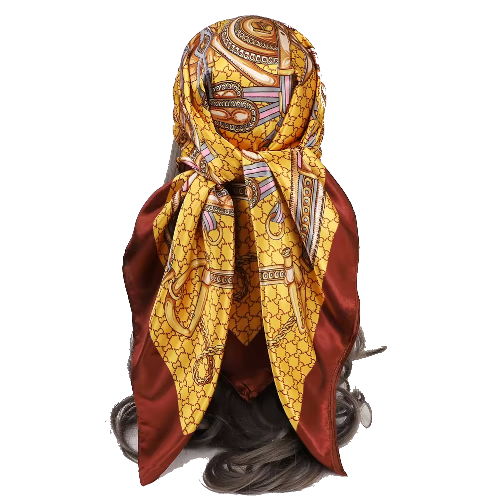 EMMA Horse Design, Satin Scarf - 90 x 90 cms