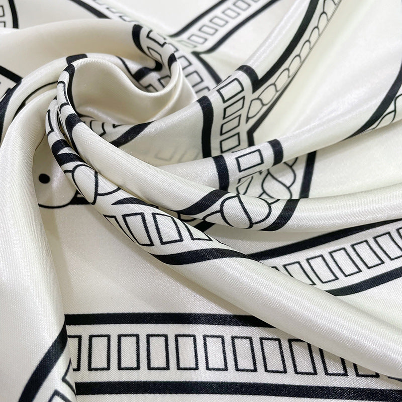 MIRA Horse Design, Satin Scarf - 90 x 90 cms