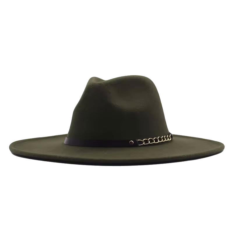 LUCIA Wide Brim Felt Fedora