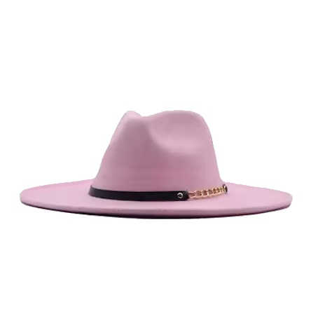 LUCIA Wide Brim Felt Fedora