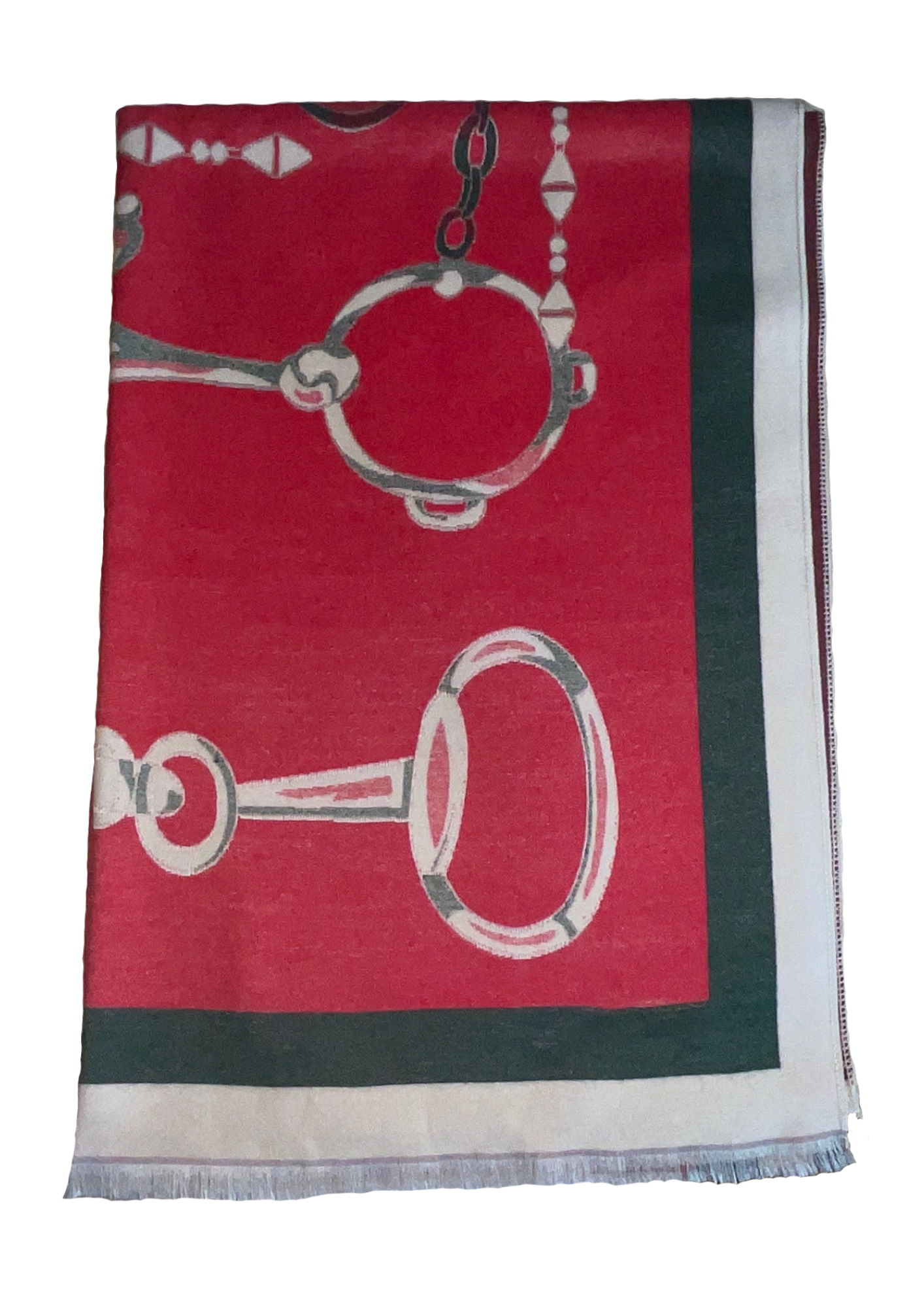 NOLA Horse Design, Cashmere Blend Pashmina/Shawl - 180 x 65 cms