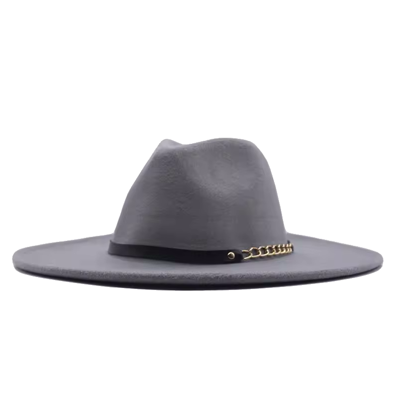LUCIA Wide Brim Felt Fedora