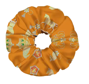CANNE SCRUNCHIE Horse Design, Twill Scrunchie