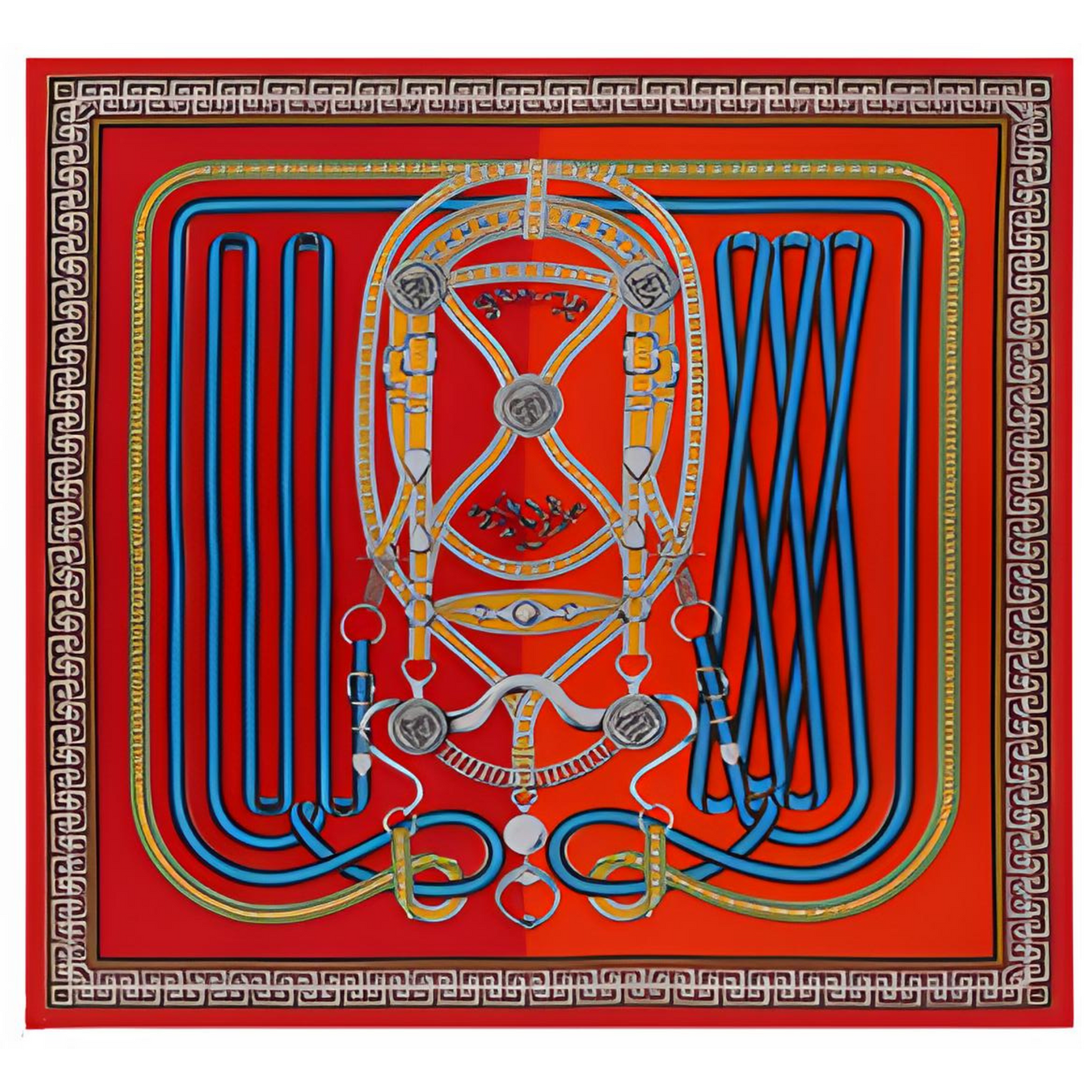 ALGIERS Horse Design Premium Twill Scarf - 90 x 90 cms