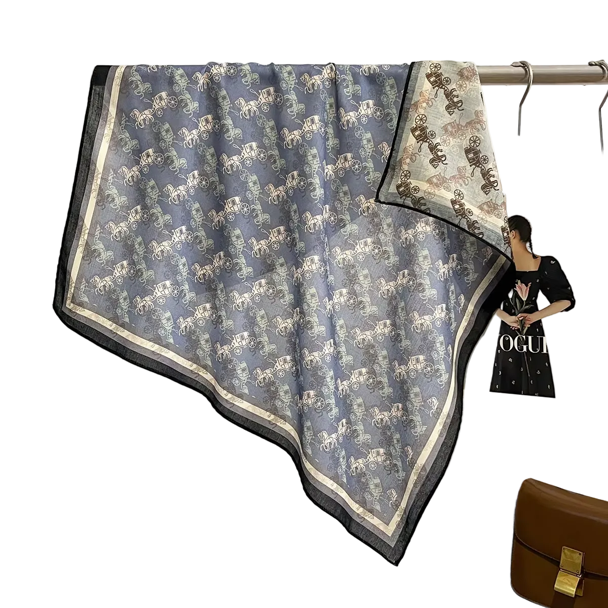 AGEN Plant Based Viscose Scarf - 70 x 70 cms
