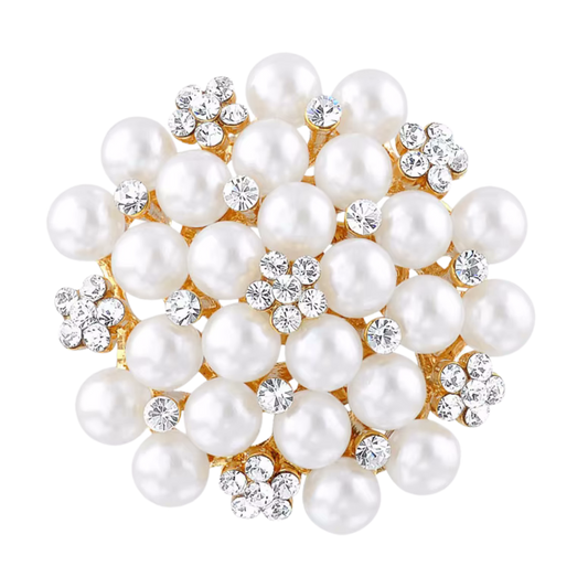 CELESTE brooch - 6 x 6 cms