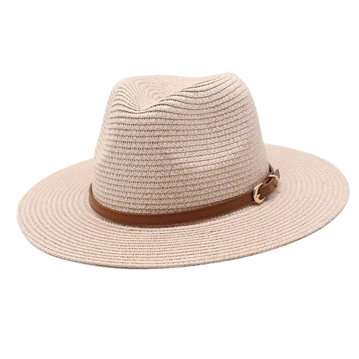 CHARLESTON Narrow Brim Synthetic Raffia Panama