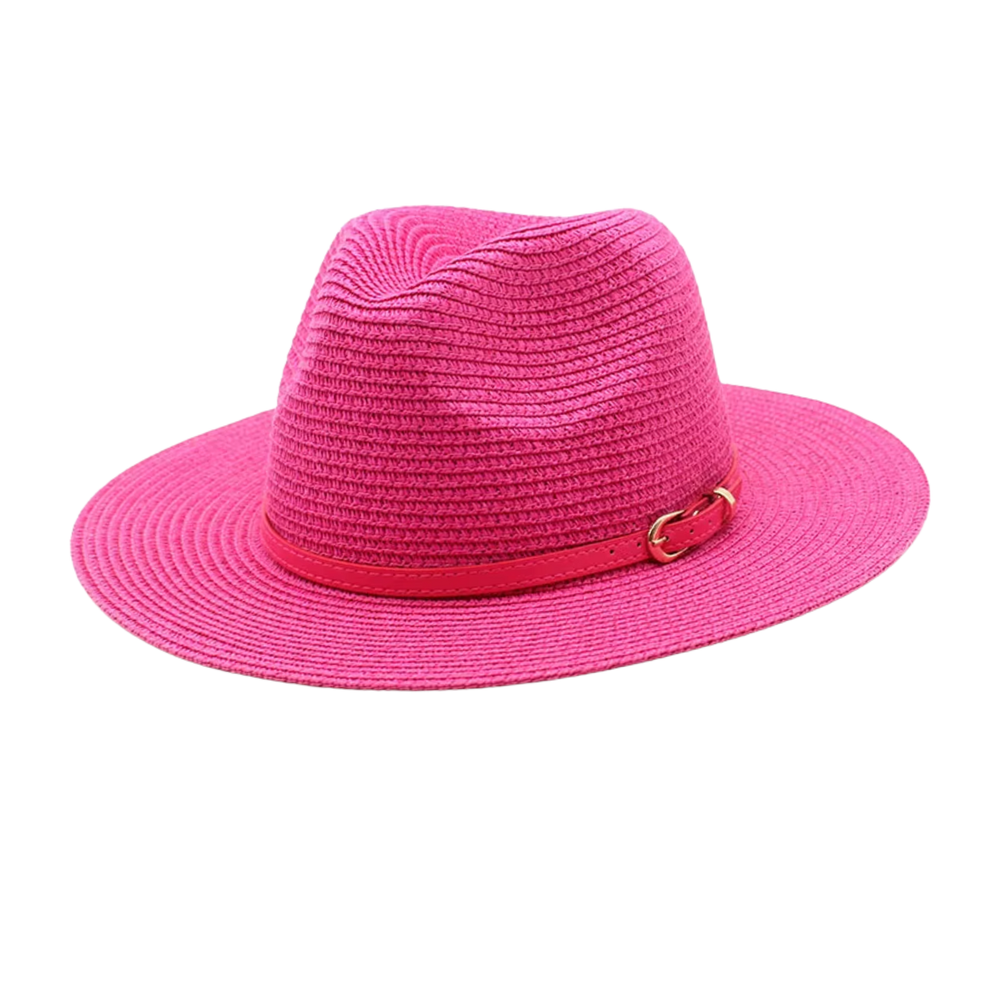 CHARLESTON Narrow Brim Synthetic Raffia Panama