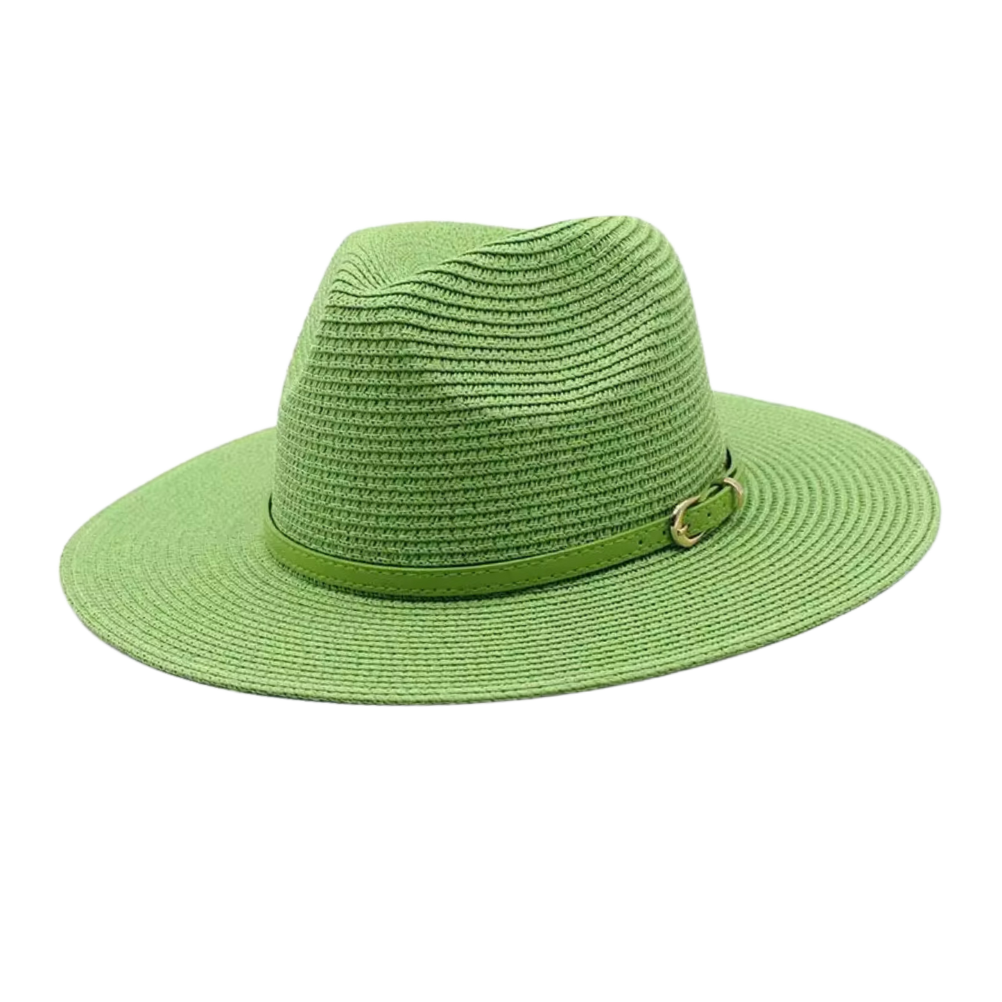 CHARLESTON Narrow Brim Synthetic Raffia Panama