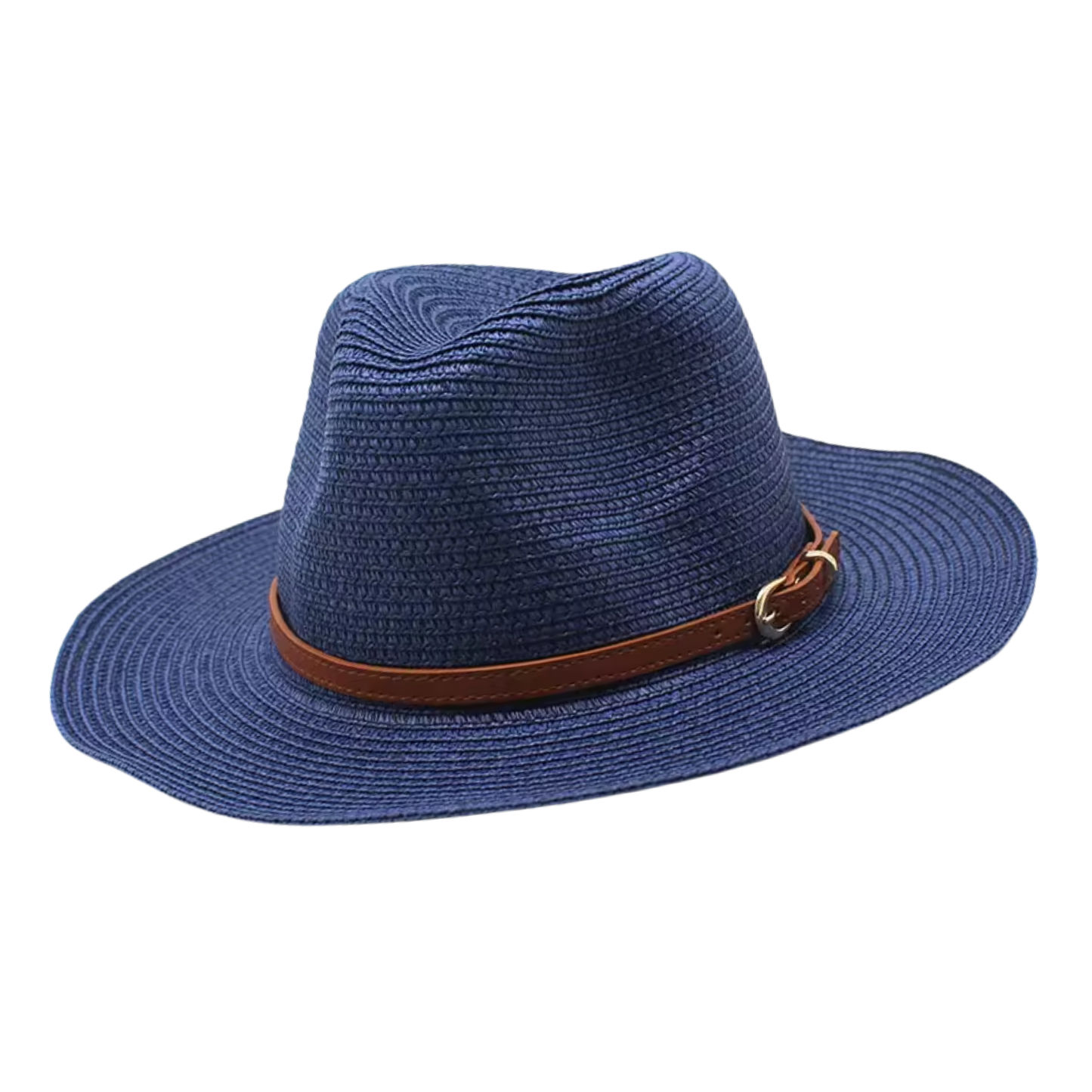 CHARLESTON Narrow Brim Synthetic Raffia Panama