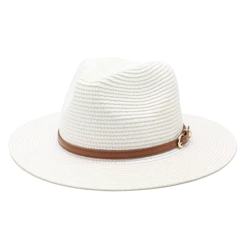 CHARLESTON Narrow Brim Crushable Straw Panama