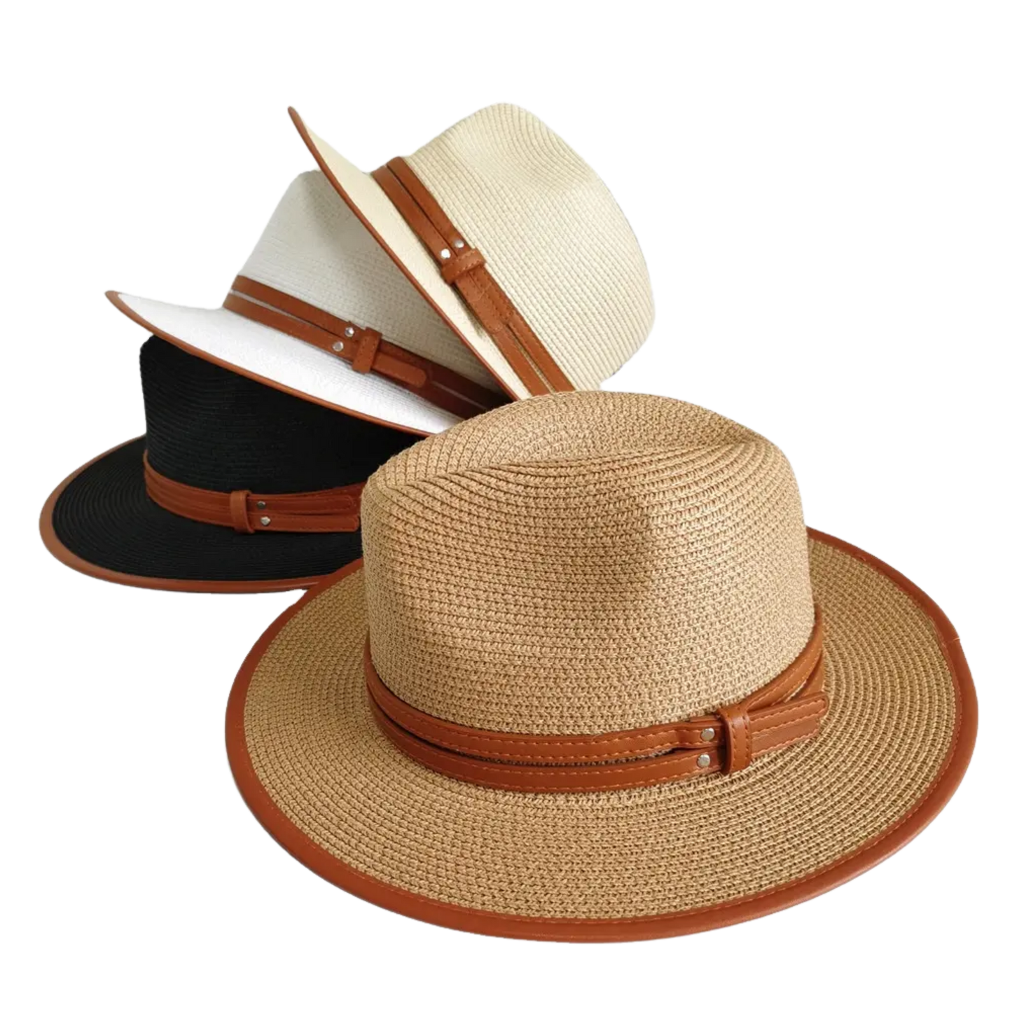CUBA Narrow Brim Synthetic Straw Panama