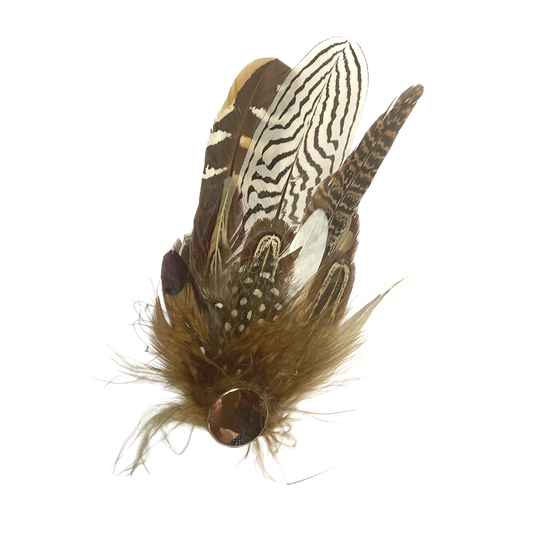 DERBY Genuine Pheasant Feather Hat Plume