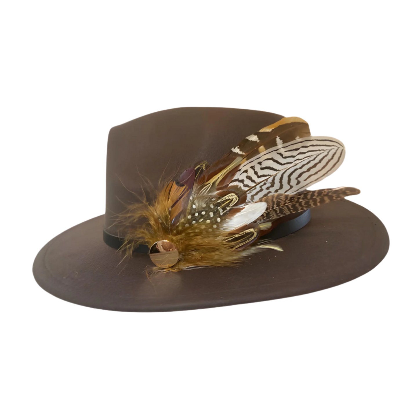 DERBY Genuine Pheasant Feather Hat Plume