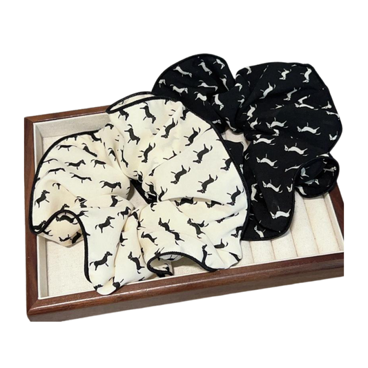GINA SCRUNCHIE Horse Design Hair Scrunchie