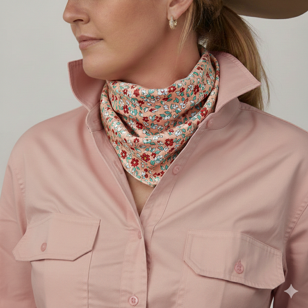 BOURKE Plant Fibre Viscose Bandana – 56 x 56 cms