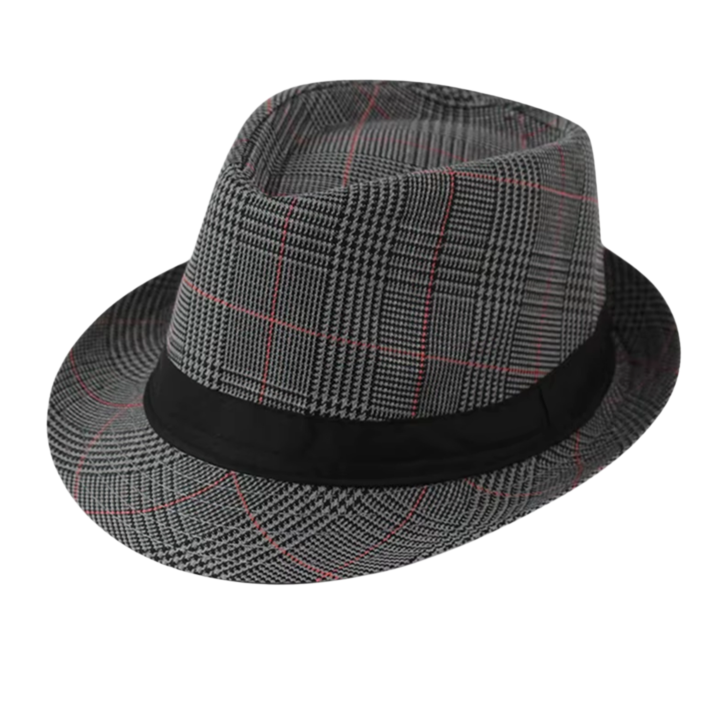 HARLEY Cotton-Blend Narrow Brim (4 cm) Trilby 58 cms