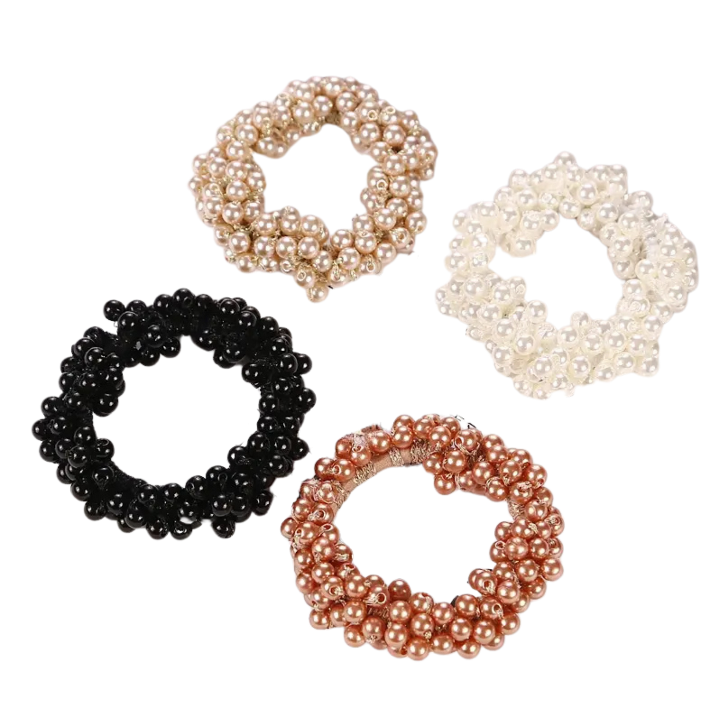 IVY Pearl Hair Scrunchie - 6cm diameter