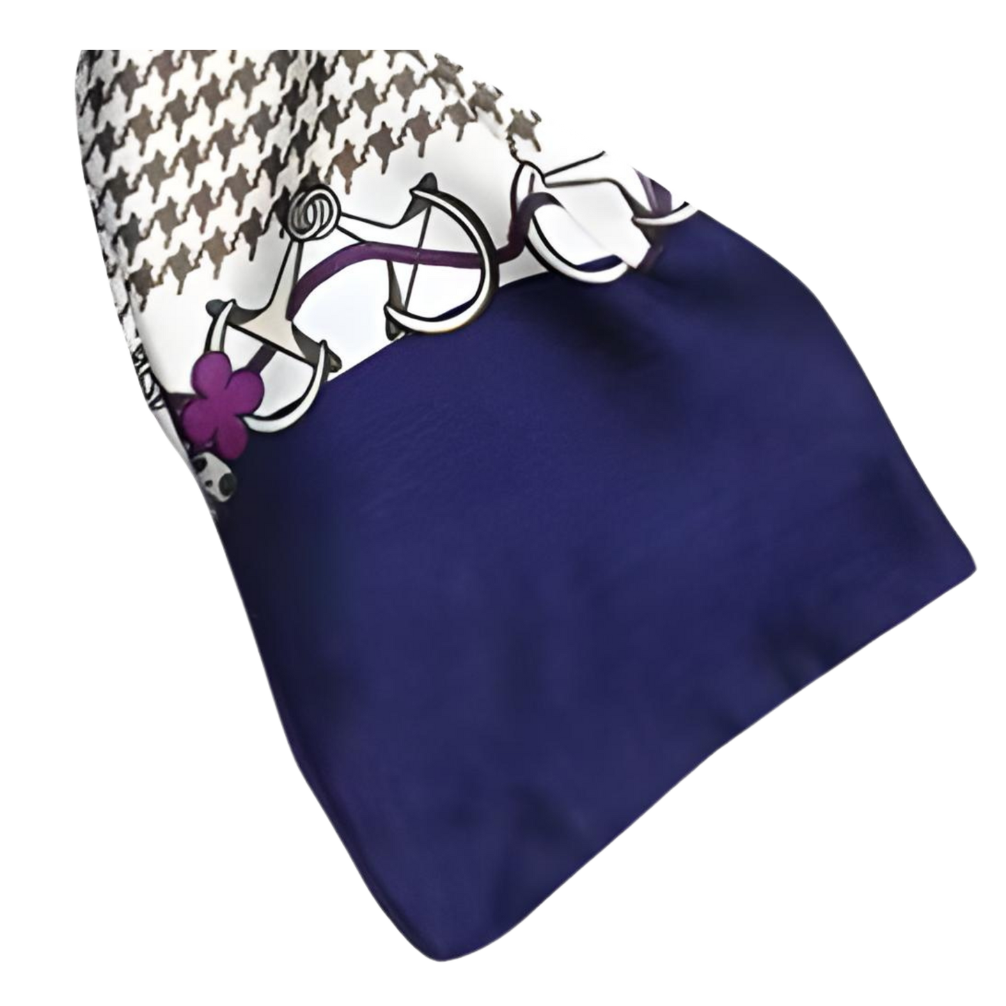 MAGGIE Horse Design Silk Look Satin Skinny Scarf - 145 X 13 cms