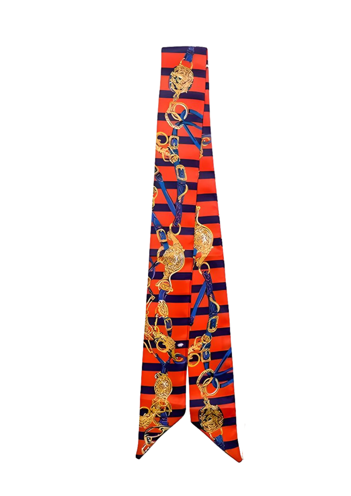 PERONI Horse Design Twilly Scarf, Hair or Handbag Tie - 85 x 5 cms