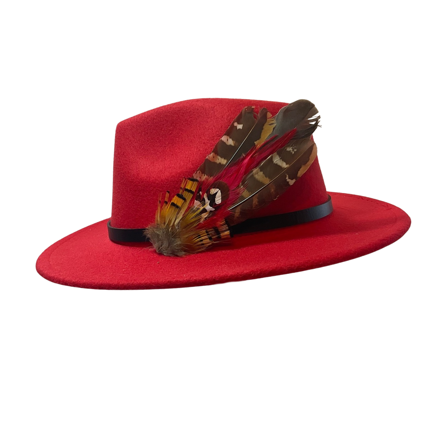 PERTH Genuine Pheasant Feather Hat Plume