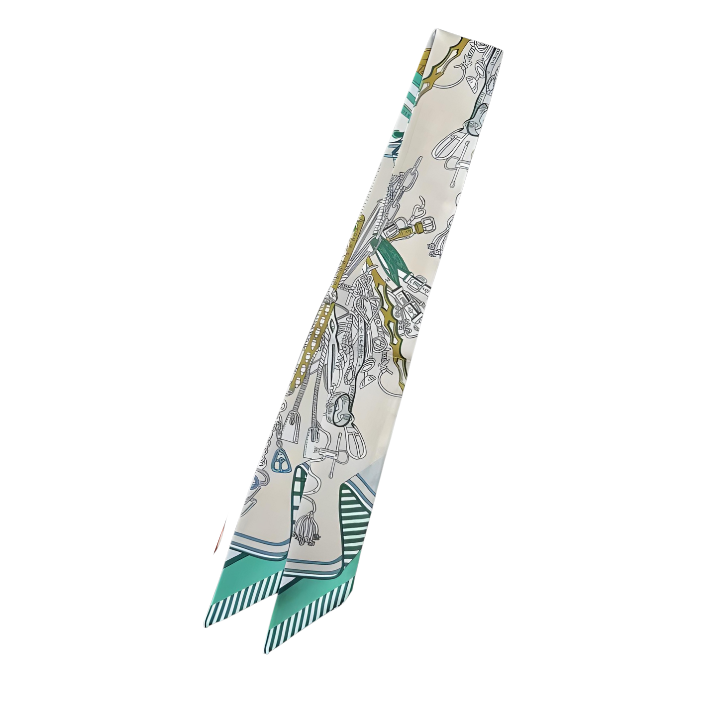 PIA Horse Design Twilly Scarf, Hair or Handbag Tie - 85 x 5 cms