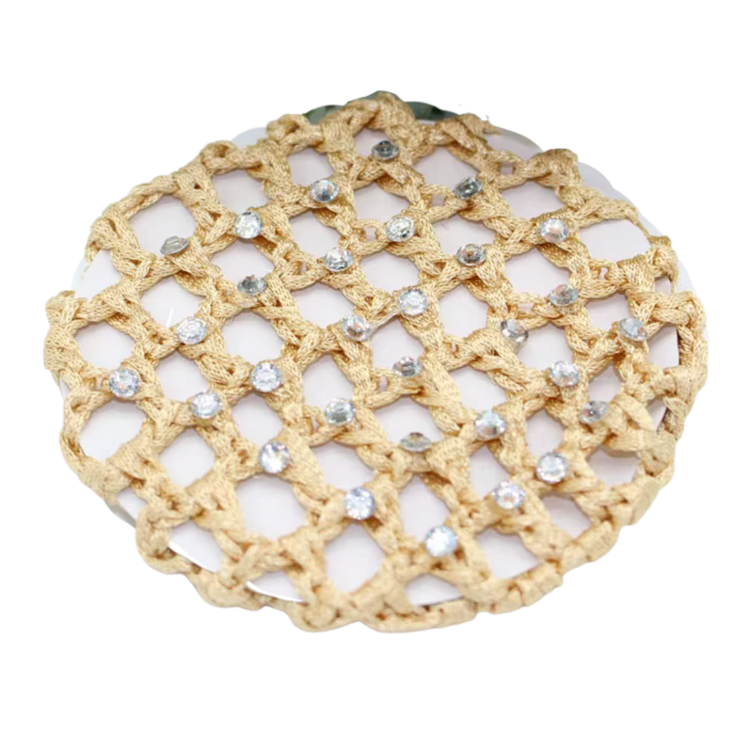 ROMY Crochet and Crystal Bun Net