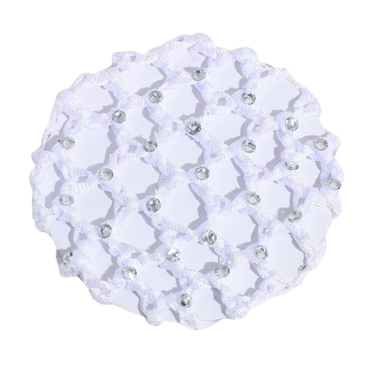 ROMY Crochet and Crystal Bun Net