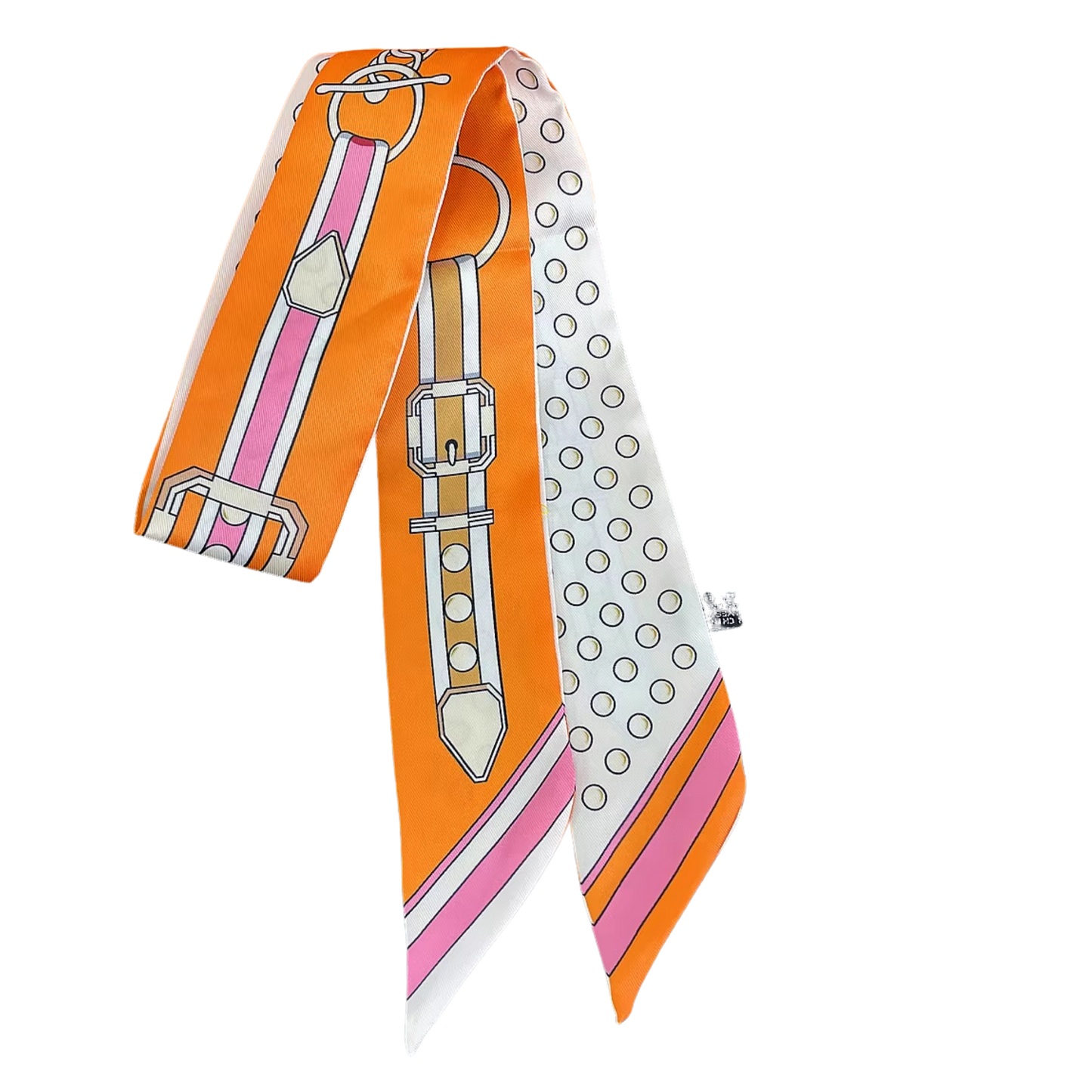 RUBIN Horse Design Twilly Scarf, Hair or Handbag Tie - 85 x 5 cms