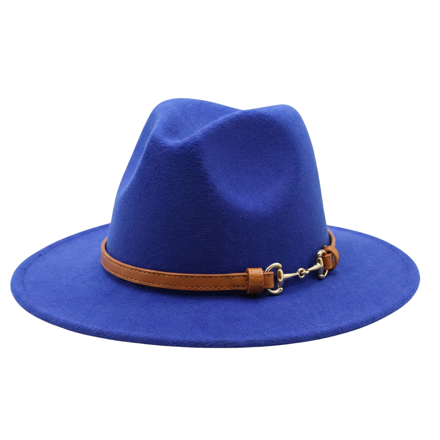 SOPHIA Cotton-Blend Narrow Brim (7 cm) Felt Fedora 56-59 cms